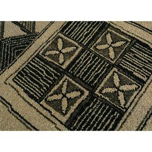 Alfombra de Lana Anudada a Mano Clan Ivory, Diseño Geométrico, Gran Tamaño 9x12, para Decoración de Sala de Estar y Pasillo, SKWL-69 - Product Image 3