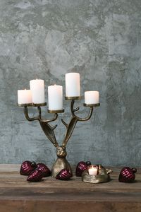 Hot bán kim loại người giữ ngọn nến sang trọng nhà bảng Top trang trí nội thất Rabbit Head nến đứng - Product Image 5