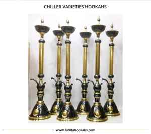 Hookahs-enfriadores de latón alto de lujo, Farida, Hookahs - Product Image 4