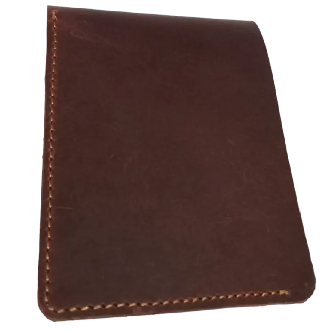 Male Leather Credit Card Wallet color brown, black