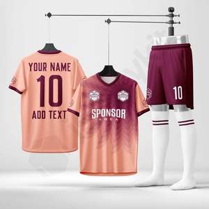Vente en gros de vêtements de football originaux, ensemble de football, uniforme de football, kit de football personnalisé, stock de maillot de football par sublimation - Product Image 5