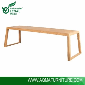 Ensemble de table et chaises en teck pour espace extérieur - Product Image 2