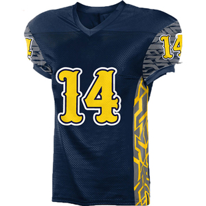 Uniformes de Fútbol Americano de Alta Calidad para Entrenamiento de Adultos, Transpirables, de Secado Rápido, 100% Poliéster, Cosidos, Estampados, Personalizados para Equipos - Product Image 2