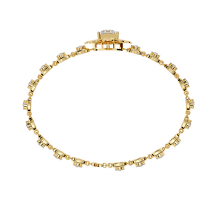 Fabulous 18K <b>Gold</b> Lab Grown Diamond Bracelet & <b>Bangle</b> Luxurious Jewelry Accessory - Product Image 2