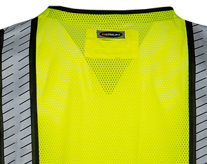 Polyester haute visibilité porter avant solide dos maille haute visibilité sécurité réfléchissant Construction gilet classe 2 sécurité vêtements de travail vêtements - Product Image 5