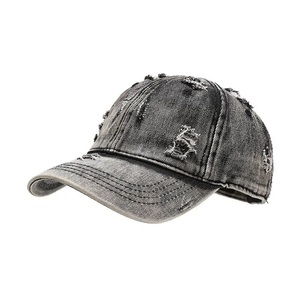 Casquette de baseball classique respirante à 6 panneaux personnalisée unisexe Denim lavé prix d'usine pour adultes scènes d'extérieur décontractées - Product Image 1