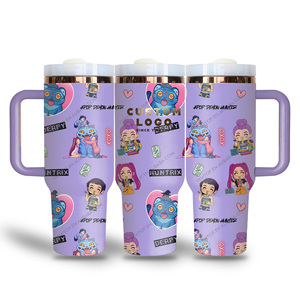 Nguồn cung cấp bên biểu tượng tùy chỉnh k Pop Kpop Thợ Săn hàng hóa cách điện cup 40oz cốc chân không chai với Hộp quà tặng - Product Image 5