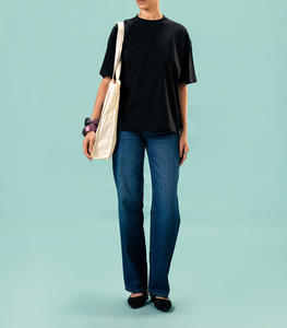 Camisetas Casuales de Verano para Mujer, de Algodón, con Logotipo Personalizado al por Mayor, de Alta Calidad, Secado Rápido y Transpirables - Product Image 4