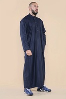 Thobe musulman pour homme, léger, super doux, respirant, toutes saisons, absorbant la transpiration, vêtement islamique grande taille, anti-plis, personnalisable