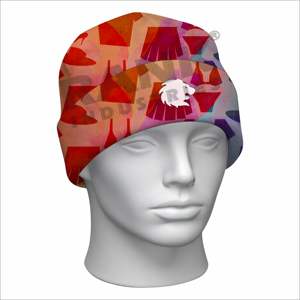 หมวกบีนนี่แบบซับลิเมชั่น ผลิตในปากีสถาน ปี 2025 หมวกบีนนี่แบบจาการ์ด หมวกบีนนี่ทำจากผ้าขนสัตว์และผ้าฝ้าย - Product Image 1