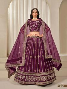 Lehenga Choli de Diseño de Lujo Moderno, Bordado hasta el Suelo, Seda Banarasi, ODM, Personalizado, Precio Económico, Venta al por Mayor - Product Image 2