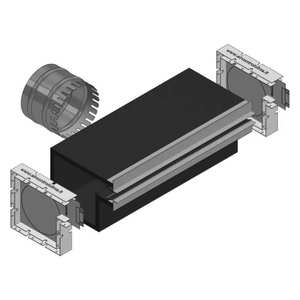 Kit completo de sistemas HVAC de 3 zonas con plenum y conducto oculto de 300 mm de largo en poliuretano expandido - Product Image 4