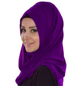 Caftan marocain violet luxueux vêtements traditionnels modestes pour les femmes fabriqués sur mesure en Inde Hijab respirant à l'épreuve du soleil ODM approvisionnement - Product Image 2