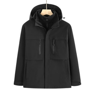 Veste de randonnée imperméable coupe-vent chaude et légère de qualité supérieure pour l'extérieur, isolée, respirante et durable - Product Image 1