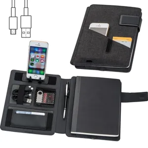 FABIOLA Taccuino Promozionale Personalizzato con Powerbank, Gadget Personalizzati - Product Image 1