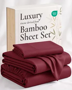 ชุดผ้าปูที่นอนโรงแรม 4 ชิ้น ขนาดแคลิฟอร์เนียคิงไซส์ - Product Image 1