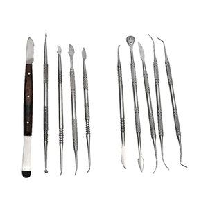 CE ISO Approved Dental Lab <b>Wax</b> Carving Knife Set Manual Power Source Containing 6 Surgical <b>Wax</b> Instruments for Dental Sculpture - Product Image 3