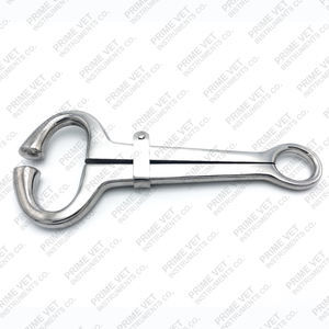 Support de taureau de style professionnel Prime vet Harms 7.5 "| Support de nez de bétail en acier de haute qualité pour les fermes laitières. - Product Image 1