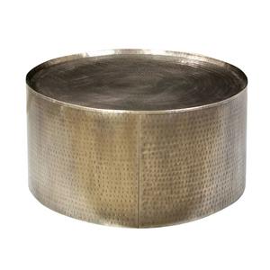 Table basse en laiton martelé écologique avec plateau en marbre et en verre, design moderne pour le salon, vente chaude à prix avantageux - Product Image 1