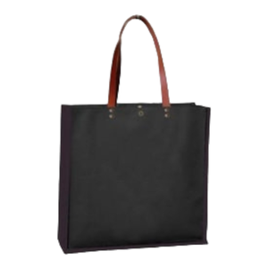 Bolsas de compras de lona de pato de algodón con estampado personalizado, tela reciclable para bolsa de estilo de asas con logotipo de seda rosa, blanca y azul - Product Image 6