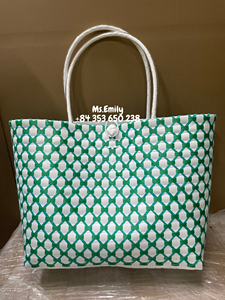 ถุงพลาสติก PP ทอมือ/กระเป๋าแฮนด์เมดผลิตในเวียดนาม - Product Image 5