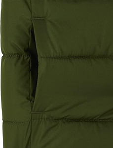 Ventes en gros de vestes matelassées d'hiver personnalisées 100% polyester pour hommes, veste d'extérieur chaude à col montant - Product Image 6