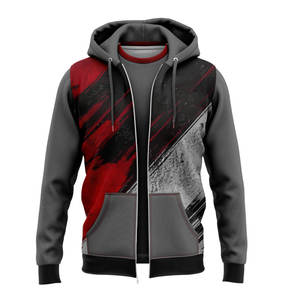 Sudadera con Capucha Sublimada de Moda, con Cierre, 100% Poliéster, Tejido Transpirable, Diseño Personalizado, Servicio OEM, Cómoda para Uso Diario - Product Image 6