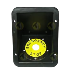Black Recessed Enclosure for Emergency Stop Button - Industrial Bulk Wholesale - HS Code 85030091 - Product Image 1