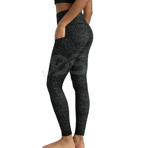 กางเกงเลกกิ้งผู้หญิงขายดี ผลิตจากโรงงาน คุณภาพสูง เป็นมิตรกับสิ่งแวดล้อม เหมาะสำหรับออกกำลังกาย สไตล์ไฮสตรีท รับผลิตตามแบบ น้ำหนักเบา แห้งเร็ว ระบายอากาศได้ดี - Product Image 4