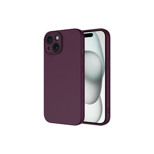 Coque en silicone ASMA Mara Luxury Dark Purple pour iPhone 15, protection antichoc, coque arrière élégante, compatible INS, 7 Plus XS A53 - Product Image 1