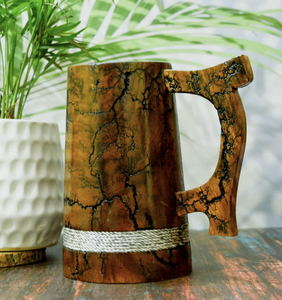 แก้วมัคไม้สำหรับบ้านโรงแรมร้านอาหารและสำนักงานใช้งานได้ในราคาขายส่งจากอินเดีย - Product Image 2