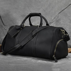 Sac fourre-tout en toile de voyage de mode de grande capacité de haute qualité Sac polochon avec impression de logo personnalisé avec poignée - Product Image 1