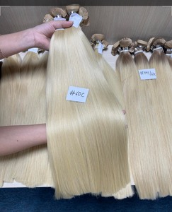 Virgen doble dibujado Remy extensiones de cabello vietnamita ceniza Rubio Balayage para cinta degradada estilo Cuitlce cortes - Product Image 5