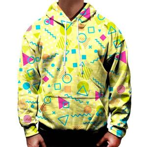 Sudadera con capucha geométrica colorida para hombres, sudadera con cubos de impresión 3D, sudaderas con capucha de manga larga para niños, ropa de calle para mujeres, jerséis sueltos - Product Image 2