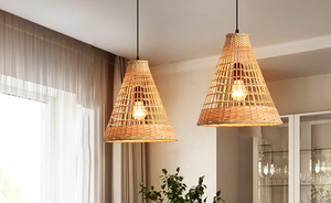 Sustainable Bamboo Pendant Lights Handmade Ceiling <b>Lamps</b> for Home and Business, Directly From Vietnam Factory - Product Image 4