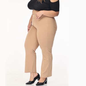 Pantalon d'été pour femmes Pantalon taille haute à jambes larges Pantalon décontracté empilé Legging Pantalon de survêtement Street Style pour dames - Product Image 1