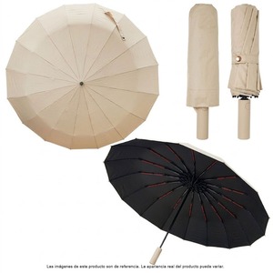 Ombrello Pieghevole Antivento Completamente Automatico di Alta Qualità con Tessuto in Nylon, Diametro Aperto 110cm, Design Portatile da Viaggio, Confezione da 36 Pezzi - Product Image 5