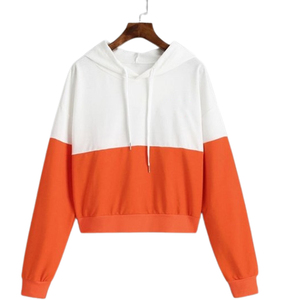 Sudadera con capucha extragrande de invierno para mujer, con cordón, de color liso, servicio OEM/ODM, de secado rápido, talla grande, forro polar antiencogimiento, 100% - Product Image 4