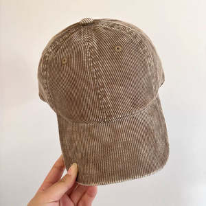 classic high quality unisex <b>corduroy</b> 6 panel dad <b>hat</b> custom made embroidery logo casual outdoor baseball cap soft comfortable - Product Image 6