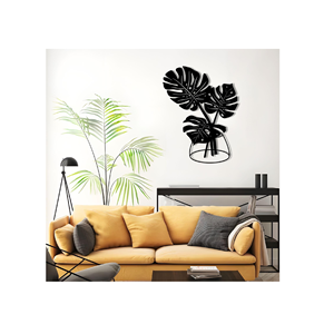 Proveedor al por mayor Artículo de decoración de metal Montado en la pared Accesorios para el hogar Artículo de decoración de pared de Metal Sala de estar - Product Image 3