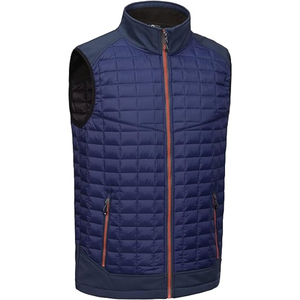 Vêtements classiques de luxe pour hommes Veste bouffante sans manches Gilet brodé Gilet d'hiver Vestes pour hommes - Product Image 1