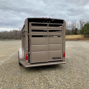 รถพ่วงสำหรับปศุสัตว์ จัดส่งฟรี ยี่ห้อคุณภาพสูง ขนาด 6x16 16' รับน้ำหนักได้ 7K GVWR ทนทาน พร้อมส่วนประกอบไฮดรอลิกหลัก รองรับน้ำหนัก 2001-3000 กก. ผลิตในประเทศ PL - Product Image 5