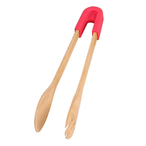 Vente en gros de pinces à aliments en bois Salade de service pour ustensiles de cuisine Restaurant à prix acceptable Pinces à bois - Product Image 1