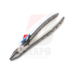 Fórceps de extracción Dental de acero inoxidable, 7mm, mandíbula superior, terceros molares, instrumento quirúrgico de extracción de dientes, Manual - Product Image 3