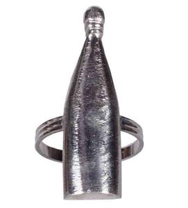 Anneau de serviette en forme de bouteille fabriqué à la main, anneau de serviette décoratif de noël - Product Image 3