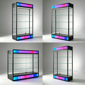 <span class=keywords><strong>Vitrine</strong></span> de présentation moderne pour tabac, <span class=keywords><strong>vitrine</strong></span> en verre haut de gamme pour magasin de tabac avec éclairage LED RGB - Product Image 2
