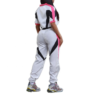 Colorblock 2 Piece <b>Short</b> Sleeve Windbreaker Set Custom Windbreaker Pants 2026 - Product Image 6