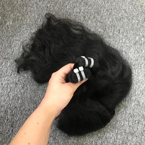 Precio al por mayor 100% extensiones de cabello natural ondulado doble virgen Compre Ahora para descuento extensiones de cabello humano crudo de Vietnam - Product Image 5