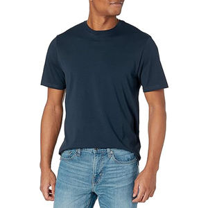 Camiseta con logotipo bordado personalizado para hombre, Jersey recortado ajustado con impresión digital, venta al por mayor, colores sólidos, tamaño personalizado - Product Image 5