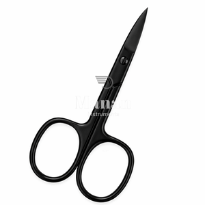 MANAN INSTRUMENTS - Tijeras para Cutículas Rectas de Acero Inoxidable Negro para Diestros, Afiladas, Precisas, Duraderas, Herramienta de Manicura - Product Image 5